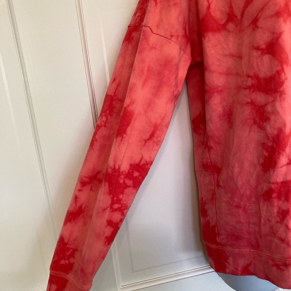 Tek Gear Women's Red Tie-Dye Sweatshirt - Picture 2 of 4